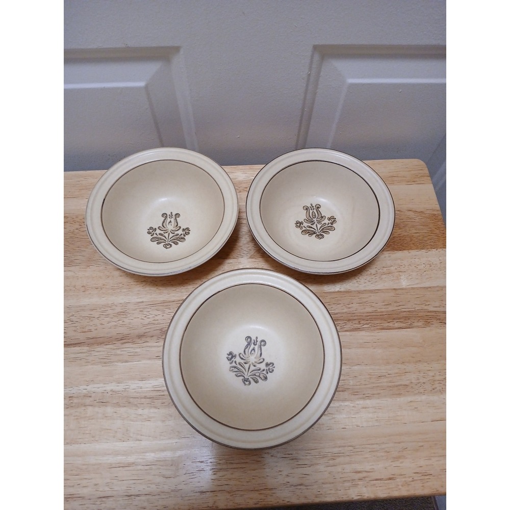 Set of 3 Vintage Pfaltzgraff Village Soup Cereal Bowls 6 In Diameter EUC